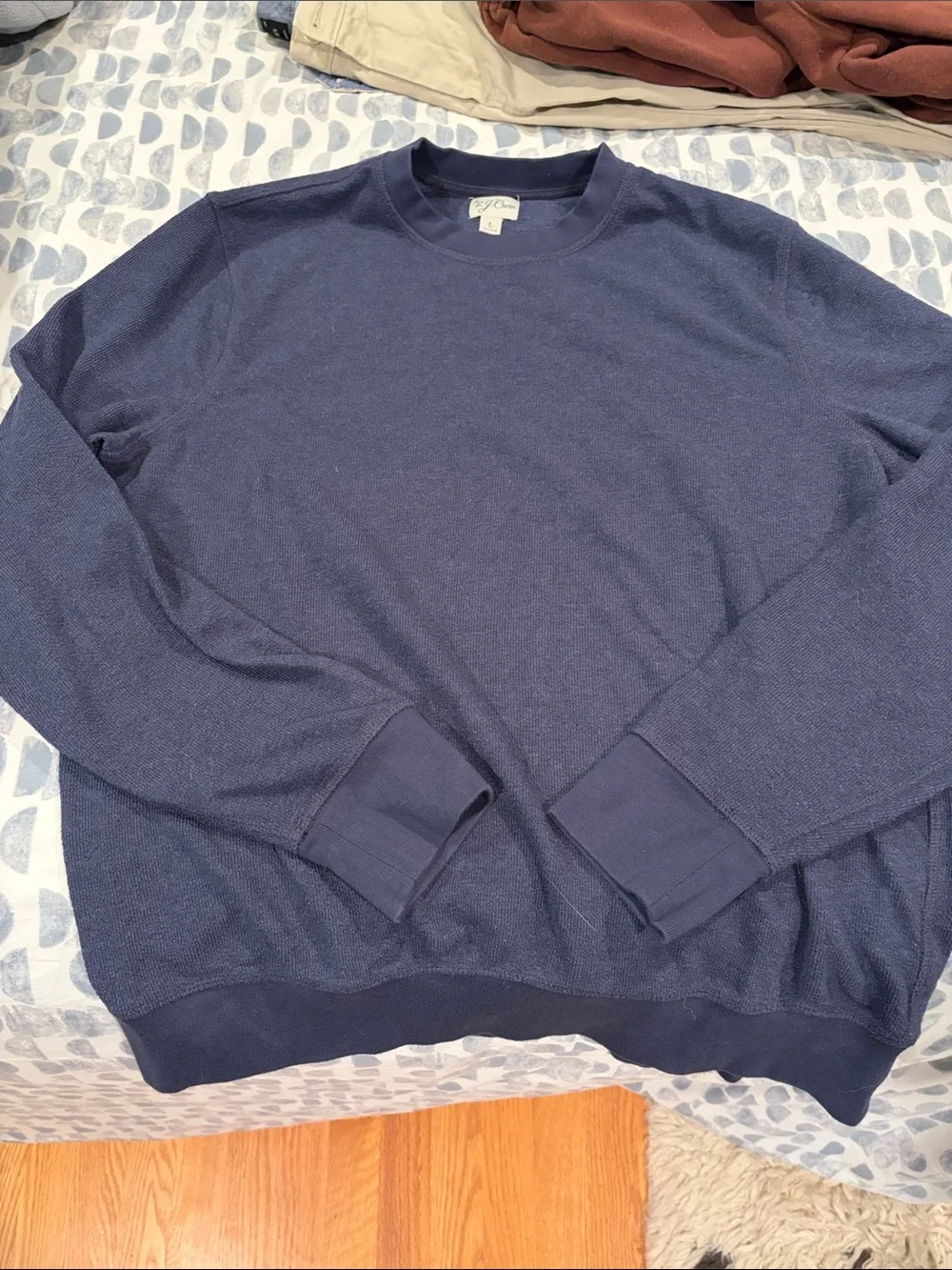 Jcrew Slub Cotton Crewneck